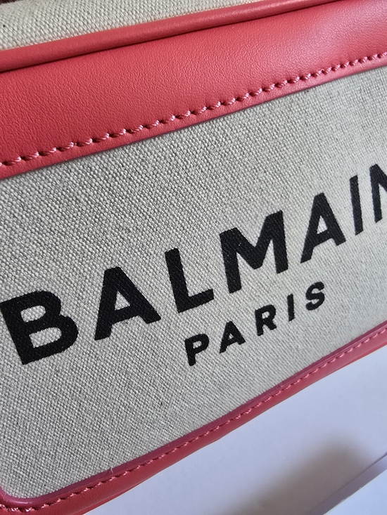 Balmain Handbags - Balmain B-Army Small Camera Bag Natural Cream Pink